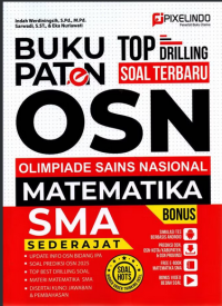 Buku paten  top drilling soal terbaru osn matematika sma/sederajat