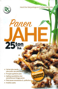 Panen jahe 25 ton/ha